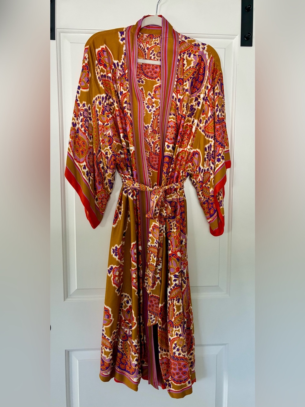 Rachel Zoe Kimono robe Bohemian Paisley